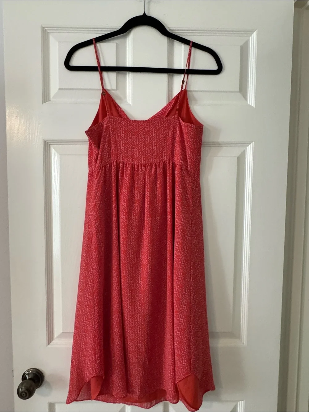 RACHEL Rachel Roy Bright Red Printed Dress - Picture 5 of 6